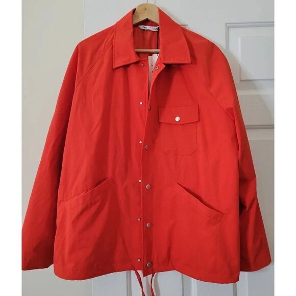 Zara Red Jacket M NWT - Picture 1 of 10